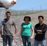 Kari Byron whipped up this bird-shaped helicopter overlay for 2011's