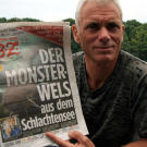 The wels catfish made headlines in 2008 after a spate of attacks in Lake Schlachtensee outside of Berlin.
More Killer Fish Photos | About the Wels Catfish | Monster Wels Catfish (video) | Wels Catfish Attacks (video) | Wels: Built to Kill (video)