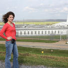 Cathy Fontenot, assistant warden, outside of Louisiana's Angola Prison.