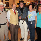 John with the Alamo staff.