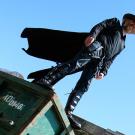 Can a villain survive a dumpster-dive leap from the top of a building? Adam Savage is on the case in 2009.