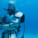 For Shark Week 2008, Adam Savage tests his own version of a shark suit.