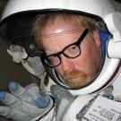 Was the moon landing a hoax? In this 2008 episode, Adam Savage wears his own replica space suit.