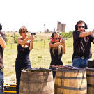 The family that shoots together....
The Wyatts with all .45's.