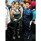 Grant Imahara with fellow Battlestar Galactica enthusiast Milynn Sarley at Comic Con 2011.