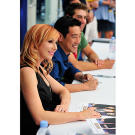 On Saturday, July 23, 2011, Kari Byron, Grant Imahara and Tory Belleci signed autographs and met with fans for an hour and a half at Comic Con.