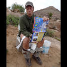 According to Mike Rowe, when scientists are sitting on the toilet in the field, they read "magazines about the earth and stuff like that."
Clearly.