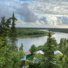 Lying about 10 miles upriver from Unalakeet village, the Unalakeet River Lodge offers some of the best salmon fishing in Alaska. During the summer, many of the lodge's guests fly in from Anchorage on Era Alaska flights.