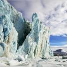 The Tuna Glacier in the Norwegian Arctic.