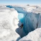A moulin on the Greenland Ice Sheet.