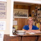 Responsible for handling all inventory, office manager Cindy Shook tags every piece of the 500 lots a week that the auction house takes in. She's also responsible for collecting money from winning bidders.