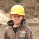 Todd's 11-year-old son Hunter is the oldest of the three boys who accompanied their fathers to Alaska when they first set out for Porcupine Creek. Eventually, 10 children would come to stay at the camp with their families to live, learn and often work.