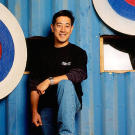 An early photo of Grant Imahara, whose resume includes "R2-D2 operator" at Industrial Light & Magic.