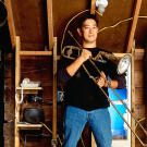 Grant Imahara's first MythBusters episode as a cast member was May 2005's "Hollywood on Trial".