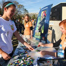 Kari Byron signed items for — and took pictures with — fans for well over an hour.