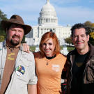 Kari Byron with fellow festival speakers, Science Channel's