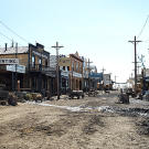 Downtown on the Klodike set.