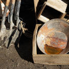 Goldpan on the Klondike set.