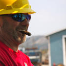 If more of us had Chris Doumitt's contented demeanor the world would be a better place. For now, we'll have to settle for the small patch in the Yukon.