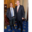 Mike Rowe with committee chairman John D. (Jay) Rockefeller IV post-hearing. (You didn't know Mike was wearing jeans, did you?)
