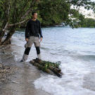 Bamboo's buoyancy makes it the perfect material for a paddle board.
