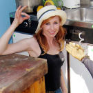 Kari Byron hangs with her "Gas Room Boom" buddies, who helped her and her fellow MythBusters take on a scene from