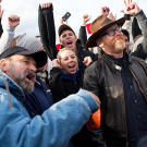 Adam Savage works up the Punkin Chunkin crowd.