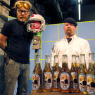Which is worse, having an empty bottle bashed over your head? Or a full bottle? Adam Savage and Jamie Hyneman are on the case of the ... case (of beer).
