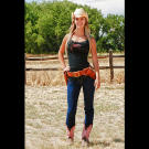 Paige likes to have fun with stylish Western wear especially when it's combined with riding.