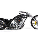 Senior and Junior are donating the proceeds from their one-of-a-kind Cadillac-inspired choppers to benefit charity.
