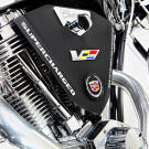 Senior and Junior are donating the proceeds from their one-of-a-kind Cadillac-inspired choppers to benefit charity.