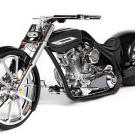 Senior and Junior are donating the proceeds from their one-of-a-kind Cadillac-inspired choppers to benefit charity.