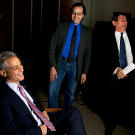 Rahm Emanuel (President Barack Obama’s former Chief of Staff) with Jules Naudet and Chris Whipple.