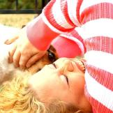Rebecca Northern was nine months pregnant when she suddenly fell into a coma. The attack took both the life of her baby and her fertility. In the ensuing months, her marriage fell apart. Devastated and alone, Rebecca fell into a deep depression and gained weight. Rebecca relied heavily on her new dog, Selena, whose unconditional love encouraged her to exercise and get her life back on track. Last August, Rebecca dove into her pool after a workout and hit the pool floor, breaking her neck. No one was home; she was left floating in the pool. Selena dove in and dragged Rebecca to the shallow end. Rebecca was able to struggle to a phone and call for help. Selena saved Rebecca twice, and their bond is unbreakable.