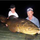 The goliath grouper is a critically endangered fish, one that Jeremy Wade quickly returned to the wild after inadvertently landing it.