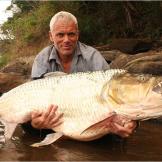 The goliath tigerfish lives in one of the most remote regions of the world: the Congo River in the heart of Central Africa, where very few outsiders go. The difficulty in reaching its habitat only adds to the difficulty of the catch.