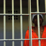 An inmate inside Louisiana's Angola Prison.
