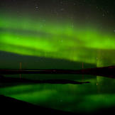 A spectacular display of the Northern Lights over Unalakeet.
