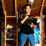 Grant Imahara's first MythBusters episode as a cast member was May 2005's "Hollywood on Trial".