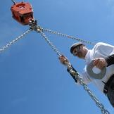 Is duct tape alone strong enough to lift a car into the air? Jamie Hyneman is on the case in 2009.