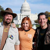Kari Byron with fellow festival speakers, Science Channel's