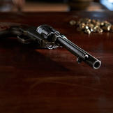 Gun on the Klondike set.
