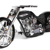 Senior and Junior are donating the proceeds from their one-of-a-kind Cadillac-inspired choppers to benefit charity.