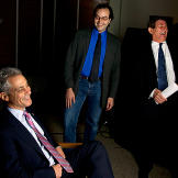 Rahm Emanuel (President Barack Obama’s former Chief of Staff) with Jules Naudet and Chris Whipple.
