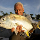 Jeremy Wade with a tarpon.