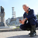 Jeremy Wade in Chernobyl.