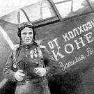 Not only did Ivan Kozhedub tally 64 kills but he has the distinction of having shot down an ME-262. His last two kills were over Berlin in April 1945.