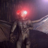 Legend has it that the Mothman was reportedly spotted near an area known as the "TNT are," a former bomb-making plant built during WWII. It's a flying creature that is a cross between a man and an alien, with glowing red eyes.