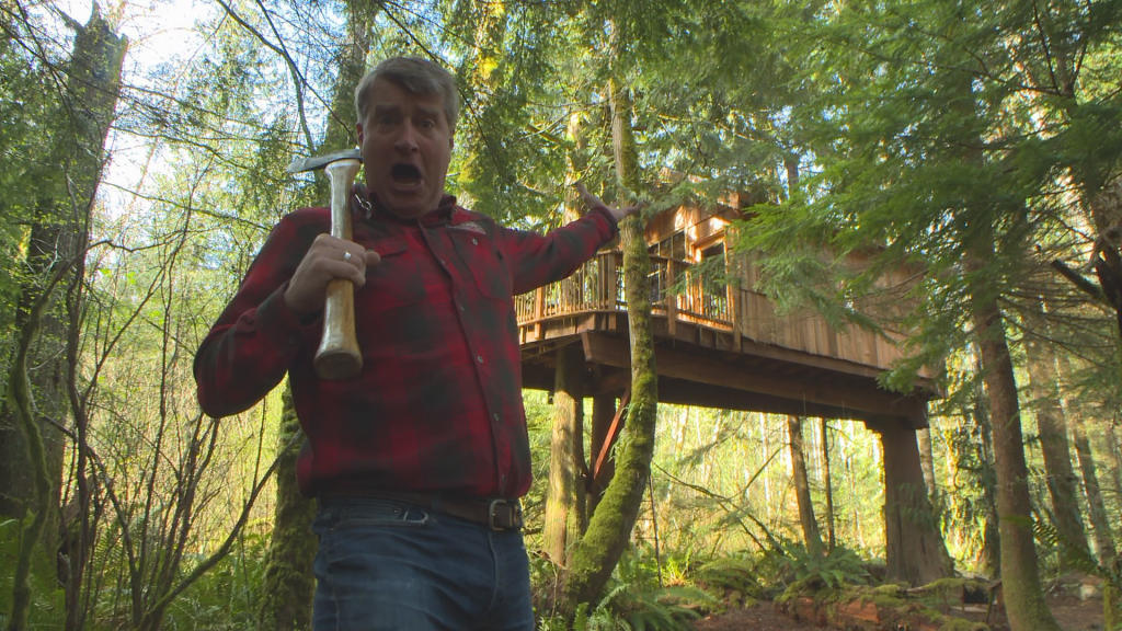 Behind the Build Lumberjack Adventure Shack Treehouse Masters Animal