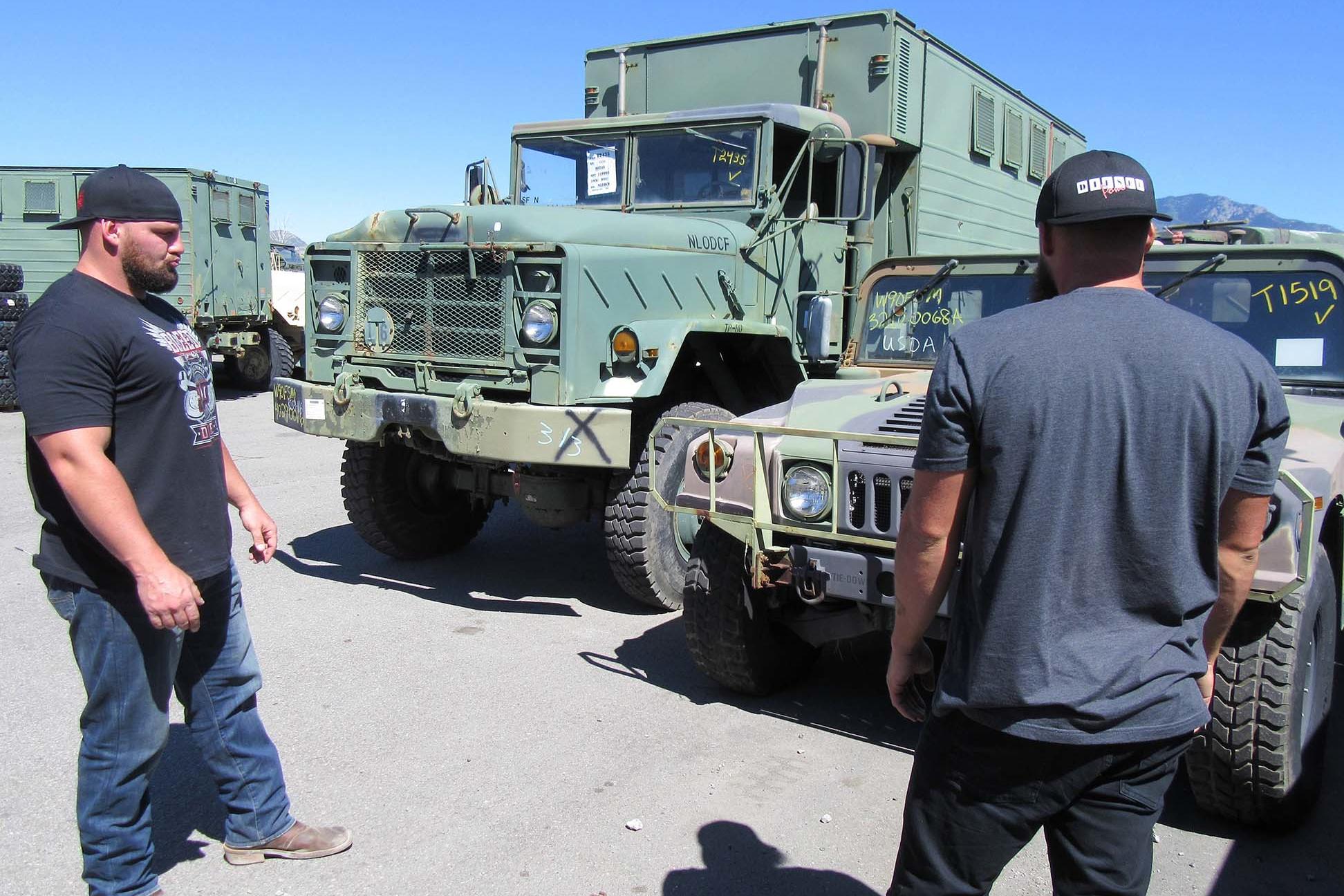 Diesel Brothers Photos Duramax Monster and a Rusty 1948 Willy’s Jeep
